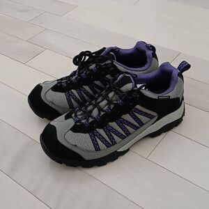Gen X Women's Mesh Lace Up Sneakers Athletic Shoes Purple and Gray Size 10